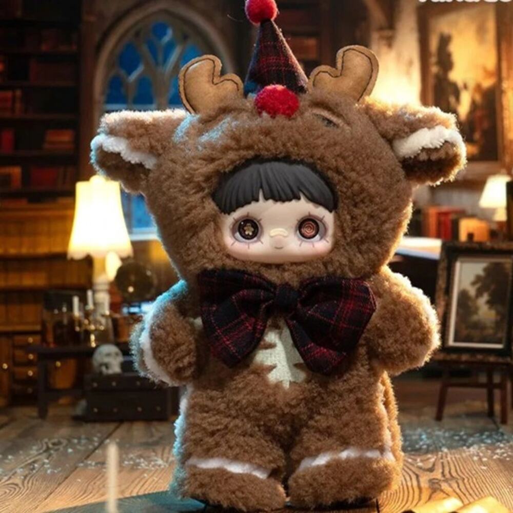Maymei Winter Weirdness Gingerbread‎ Deer Top Toy